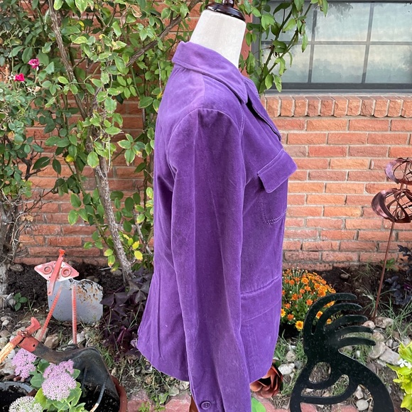 Kenneth Cole • Vintage • Purple • Size • Suede • Jacket - Picture 16 of 16